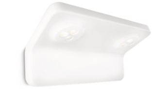 Белый светодиодный настенный светильник Vanitas