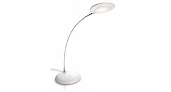 Белая светодиодная настольная лампа Lollypop